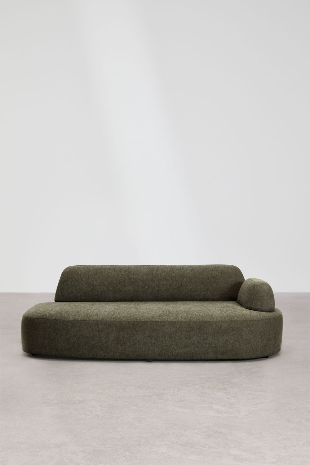 Rechter hoekmodule met gestoffeerde armleuning Giorgia, galerij beeld 4