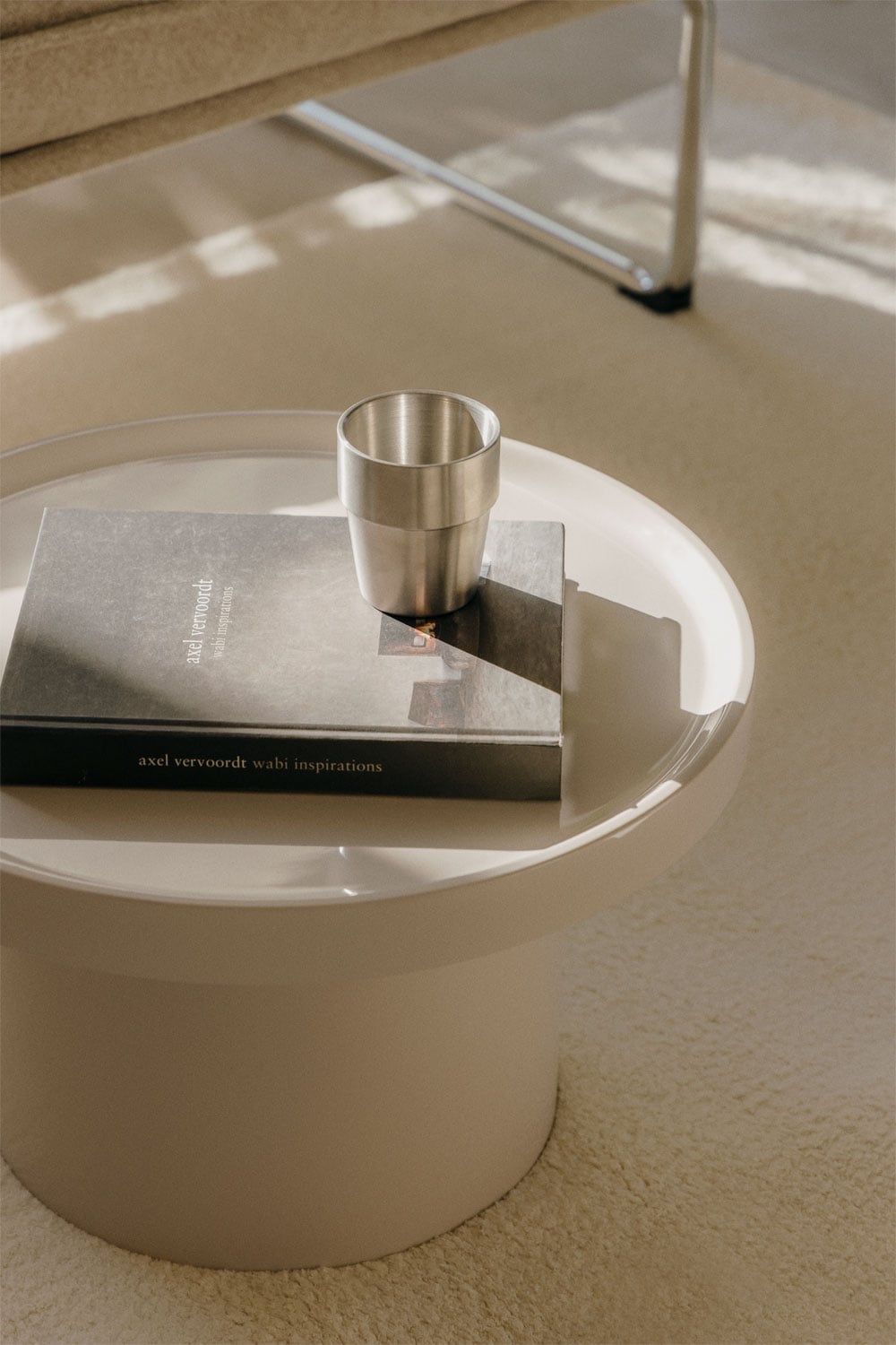 Ronde bijzettafel van MDF Cirela, galerij beeld 2