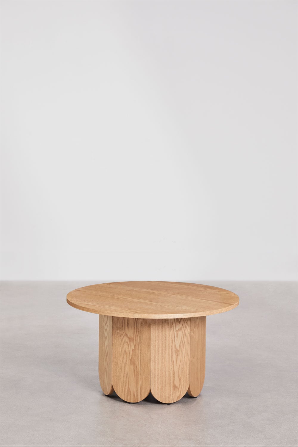 Ronde houten salontafel (Ø80 cm) Vinsey Style, galerij beeld 3