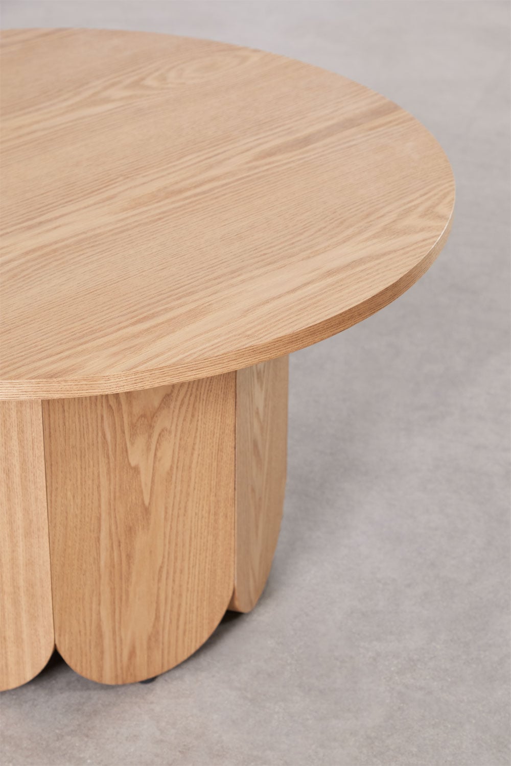 Ronde houten salontafel (Ø80 cm) Vinsey Style, galerij beeld 4