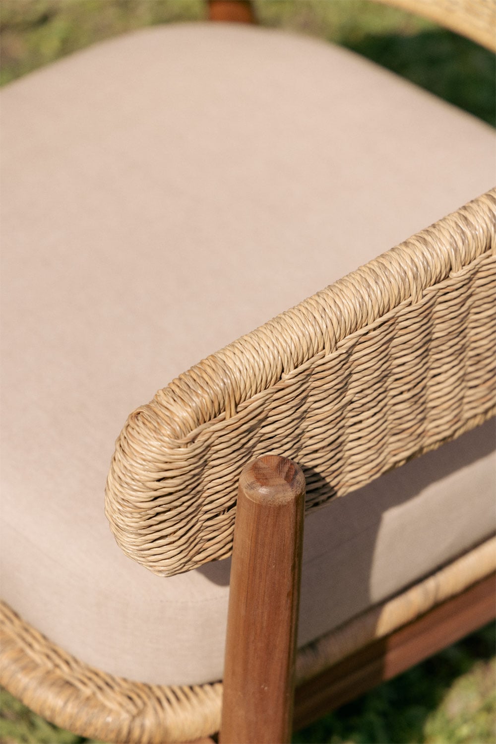 Ribeira tuinset met 2 fauteuils en salontafel van acaciahout, galerij beeld 2