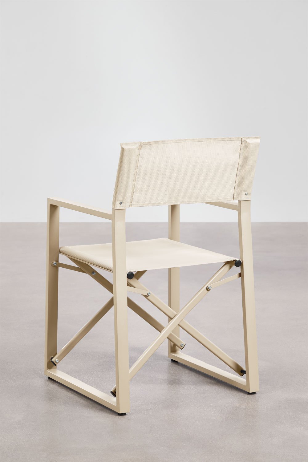 Opvouwbare regisseursstoel voor de tuin van staal Antoliana, galerij beeld 3