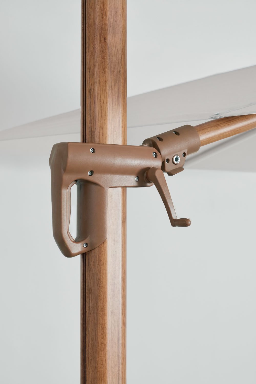 Parasol Ø290 cm van stof en aluminium Cannes, galerij beeld 9