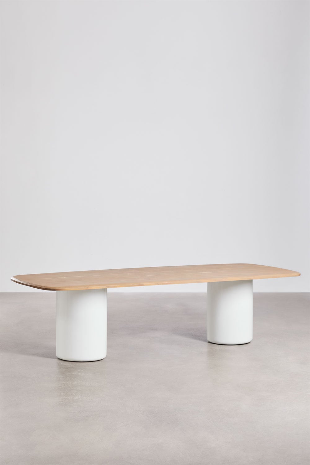 Rectangular tuintafel 270x110 cm van acaciahout Leighton, galerij beeld 1