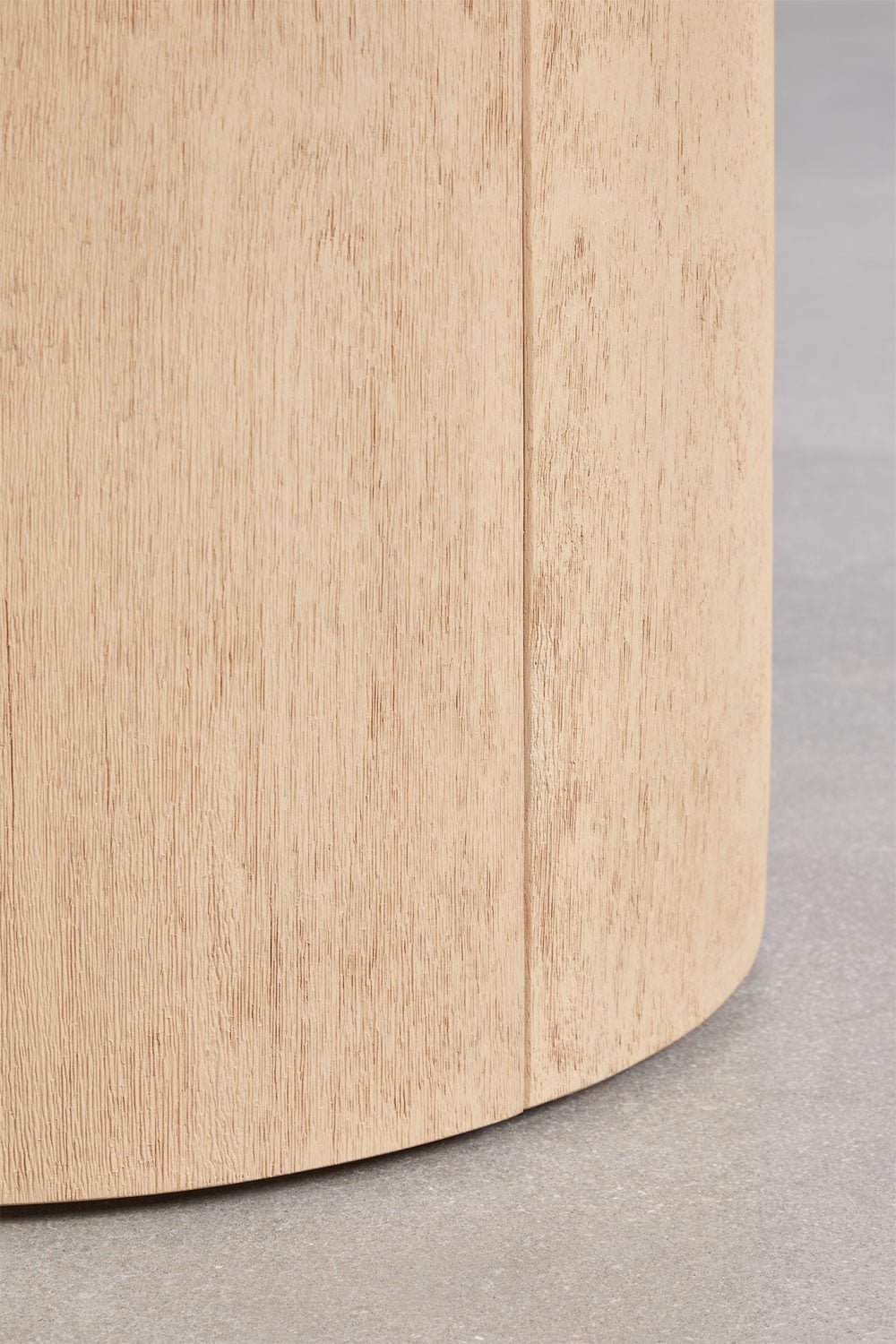 Ronde tuintafel van beton en acaciahout Sharpay, galerij beeld 5