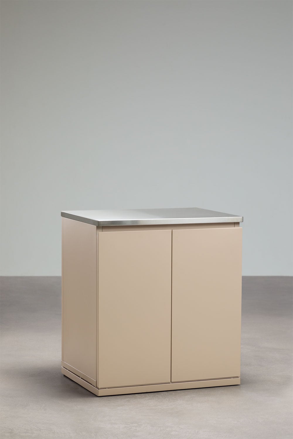 Modulaire buitenkeuken van 2 delen met spoelbak en opbergruimte van staal Rivana, galerij beeld 5