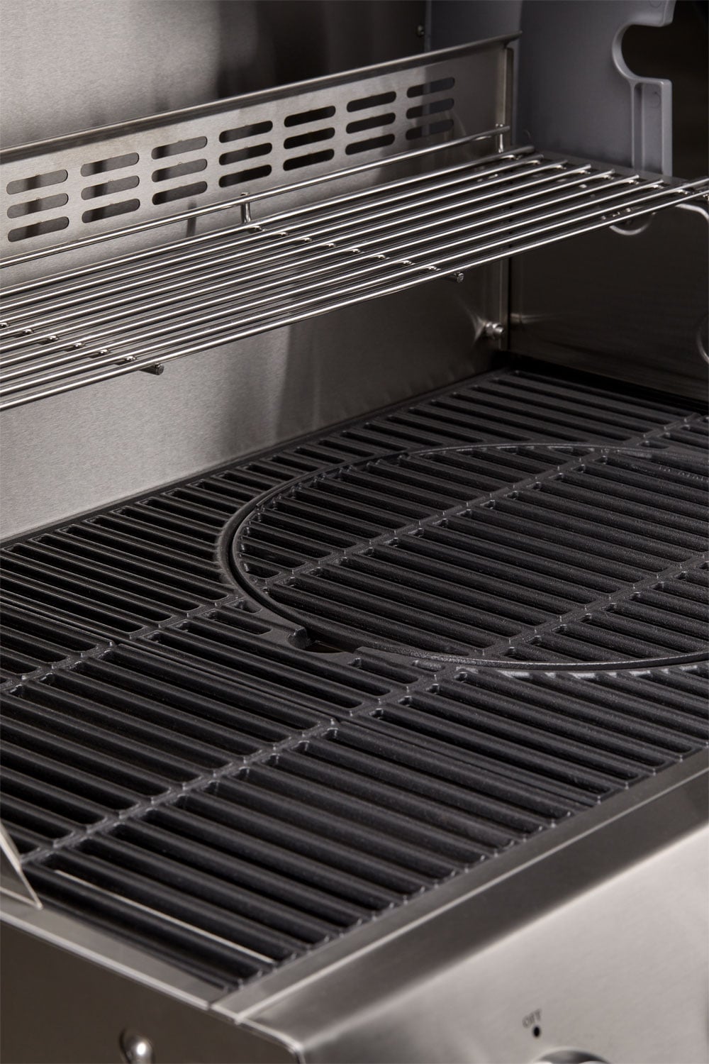 Module met gasbarbecue met 4 branders voor modulaire buitenkeuken van Rivana-staal, galerij beeld 7