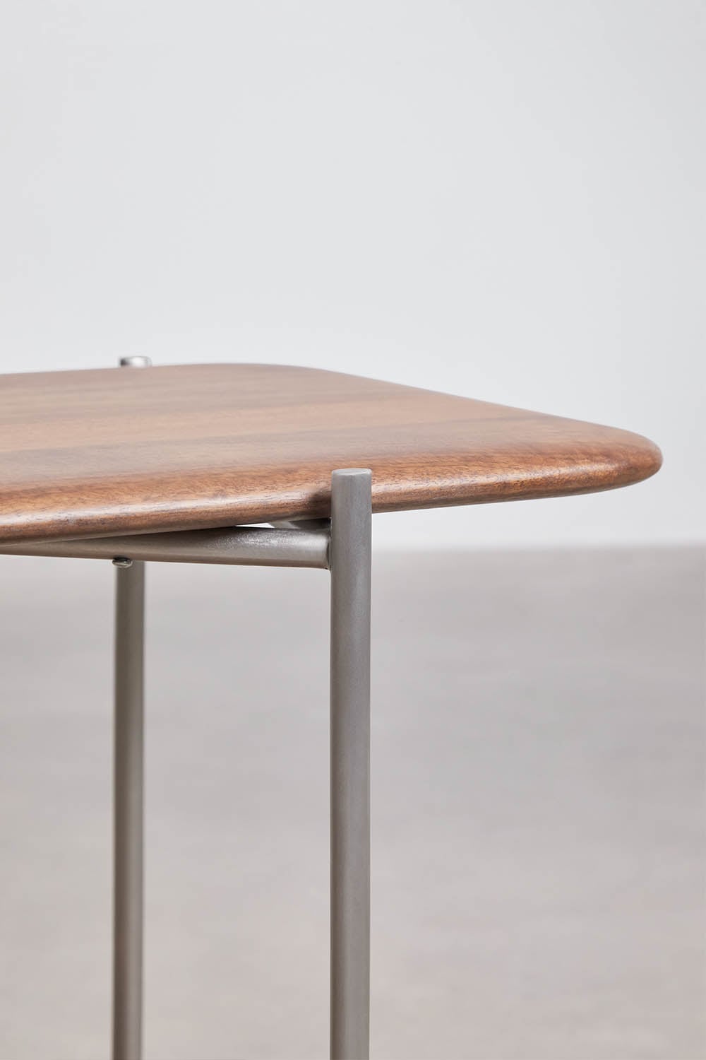 Vimara haltafel 120x40 cm van mangohout en roestvrij staal, galerij beeld 6