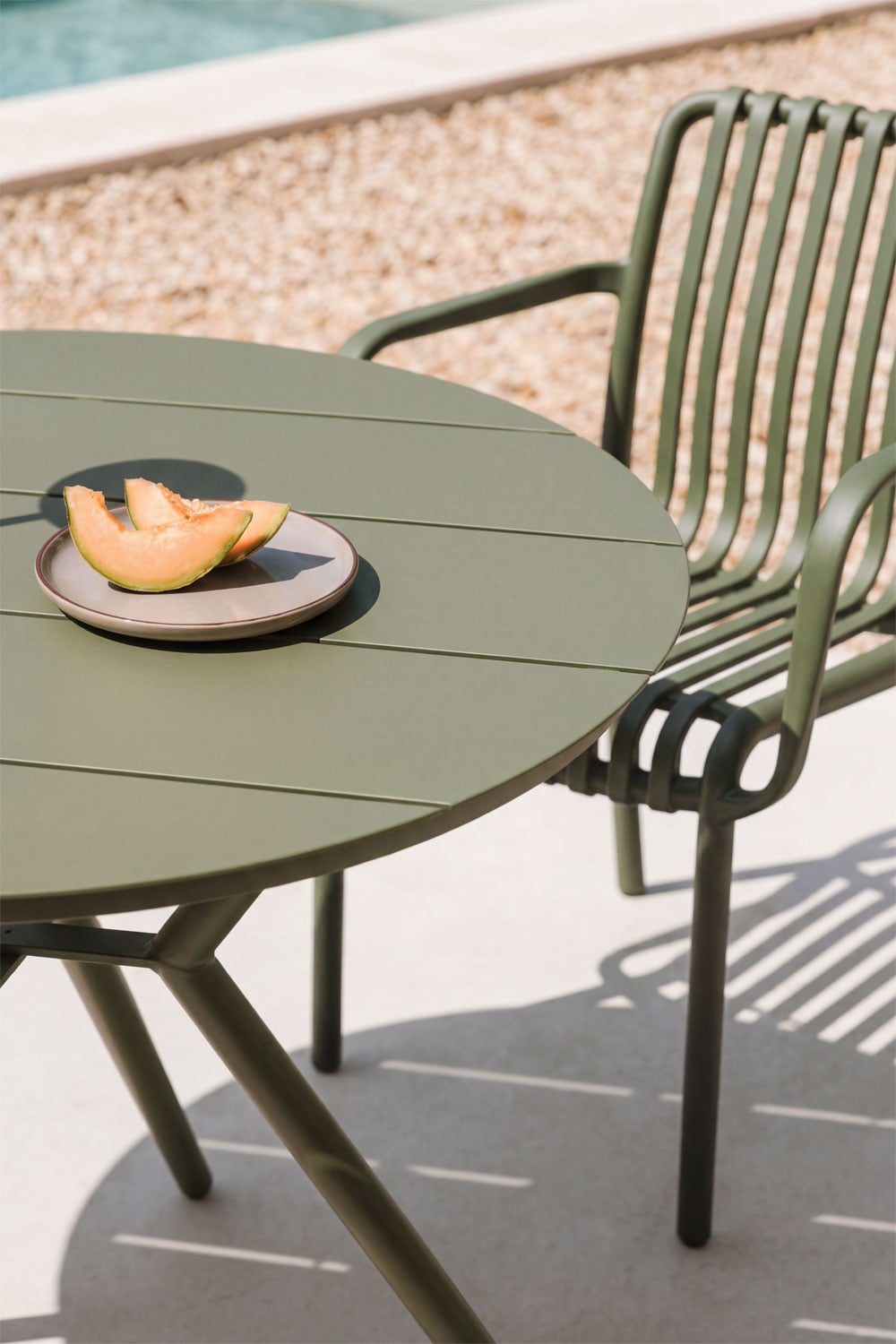 Ronde aluminium tuinset Valerie, galerij beeld 2