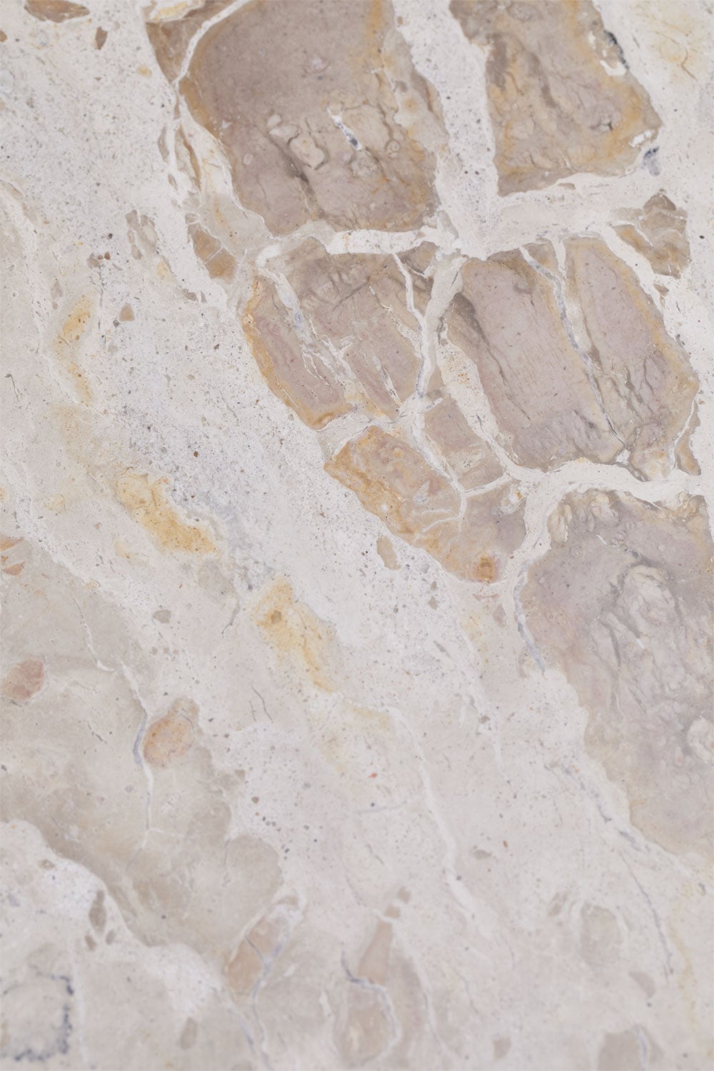 Rechthoekige eettafel 245x110 cm van mangohout en marmer Oneca, galerij beeld 5