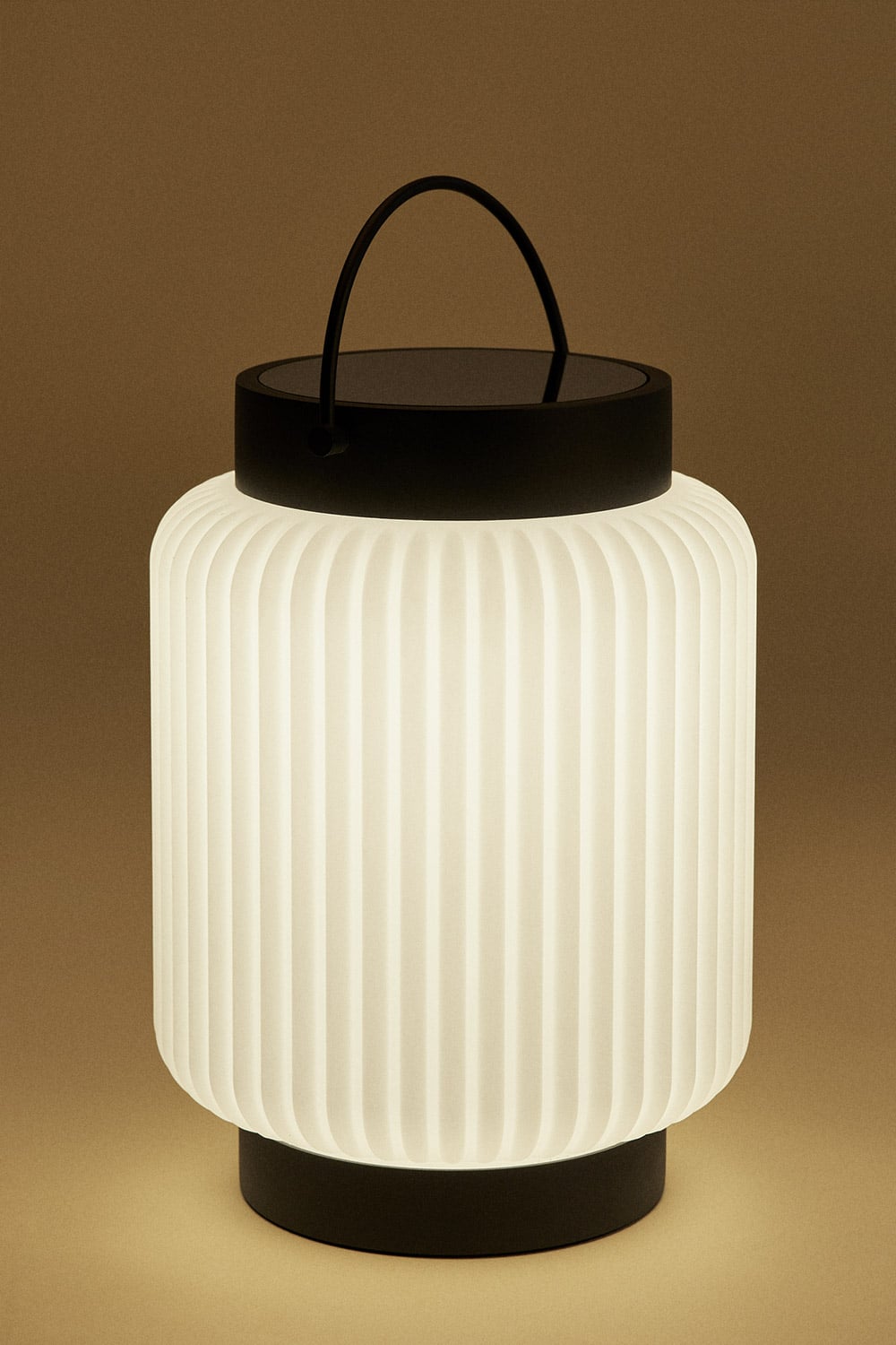 Draadloze LED-zonne-tafellamp voor buiten van ijzer Luize, galerij beeld 2