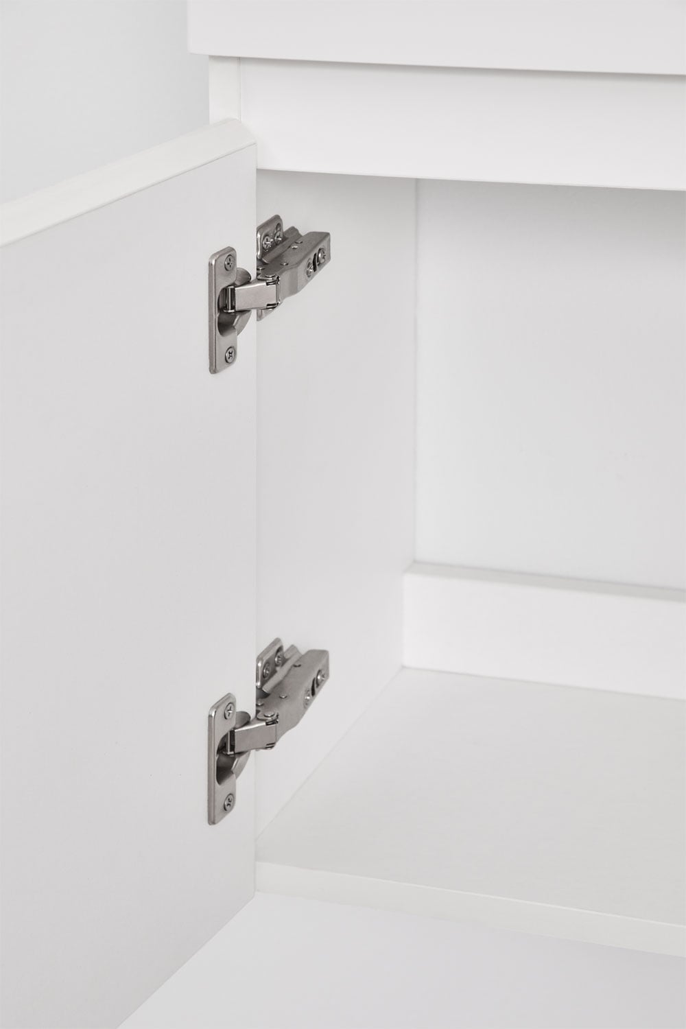 Abigail zwevend houten badkamermeubelset met geïntegreerde wastafel, galerij beeld 4