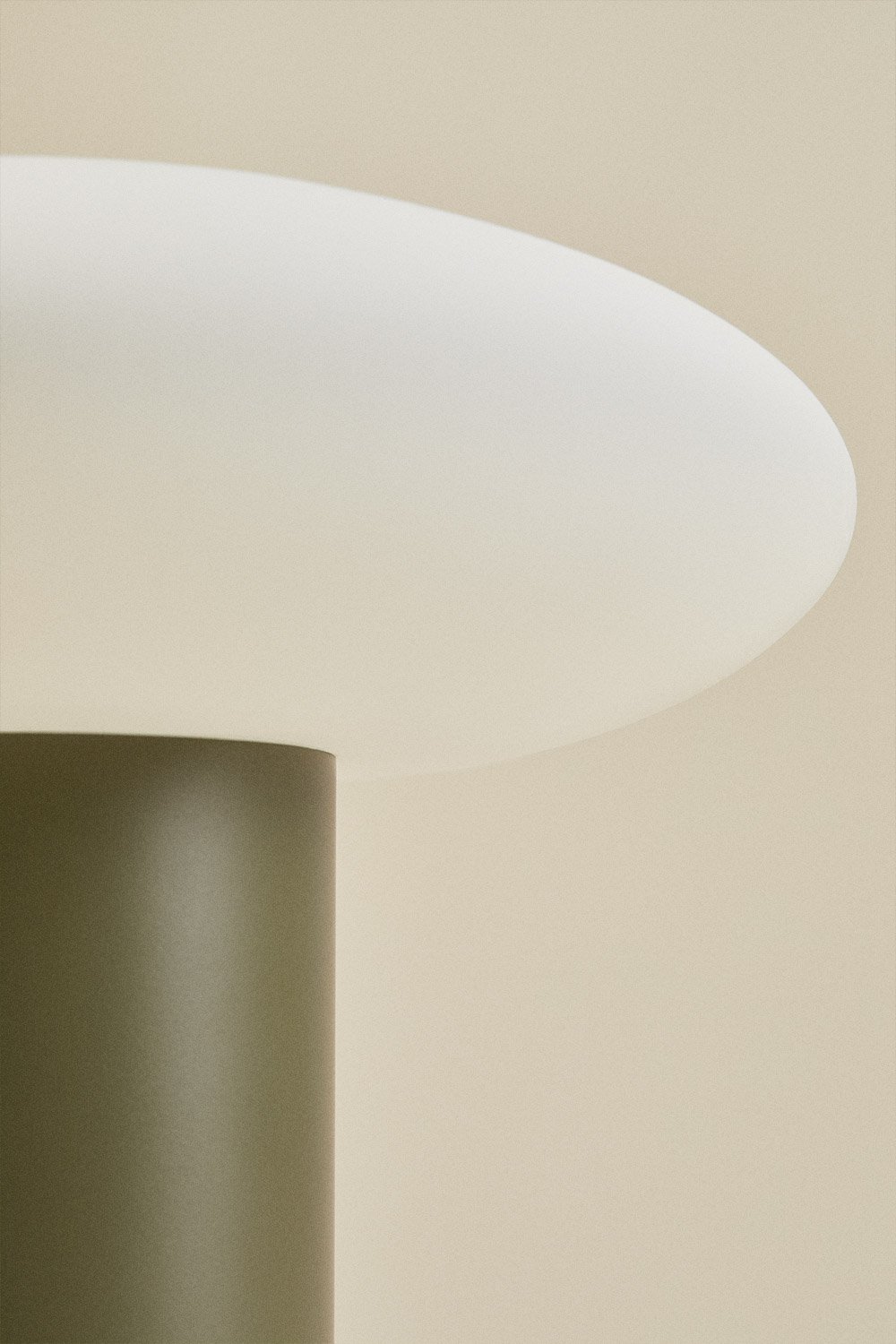 Draadloze LED-tafellamp van ijzer Zosima, galerij beeld 3
