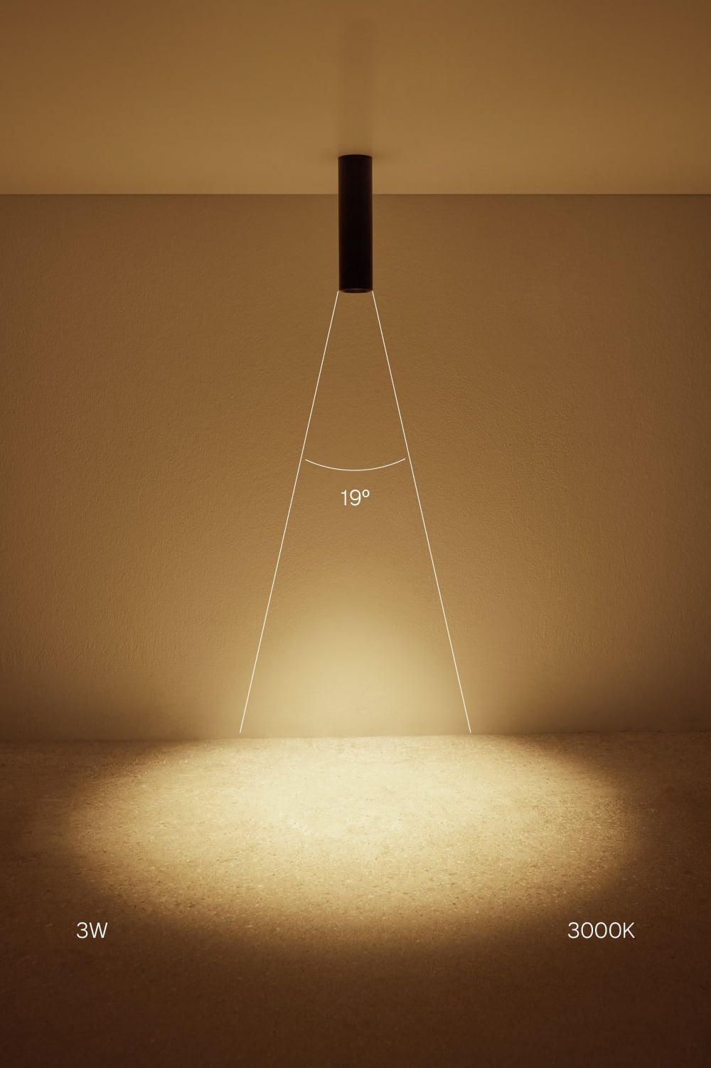 LED plafondlamp opbouw rond in aluminium Luisiana Ø4 cm, imagen de galeria 2