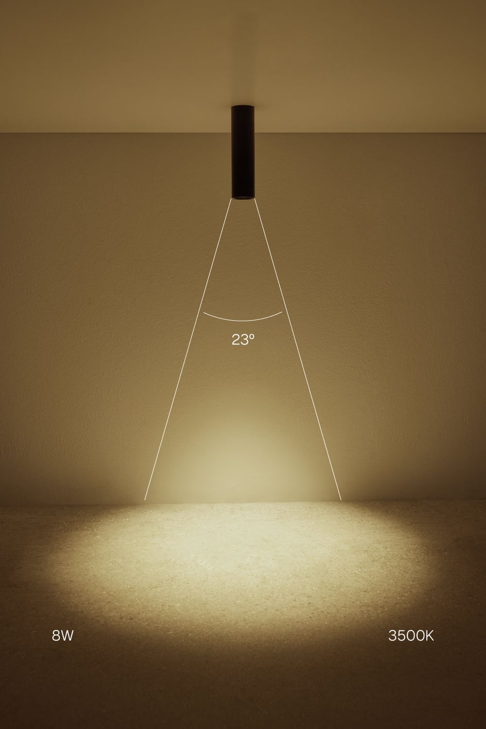 Opbouw LED plafondlamp rond Ø7,2 cm in aluminium Luisiana, imagen de galeria 2