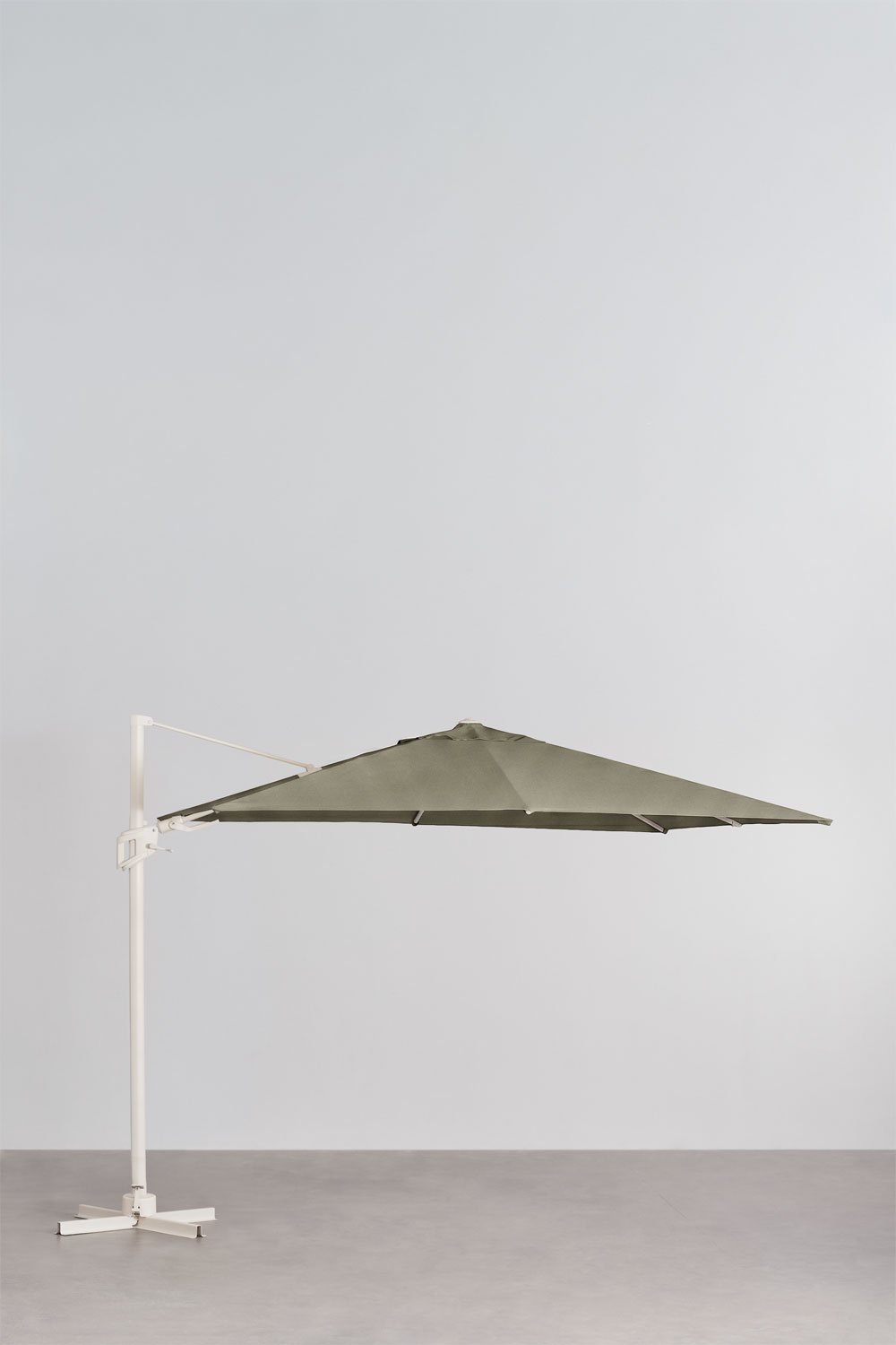 Parasol 295x295 cm in stof en aluminium Hydra, galerij beeld 1