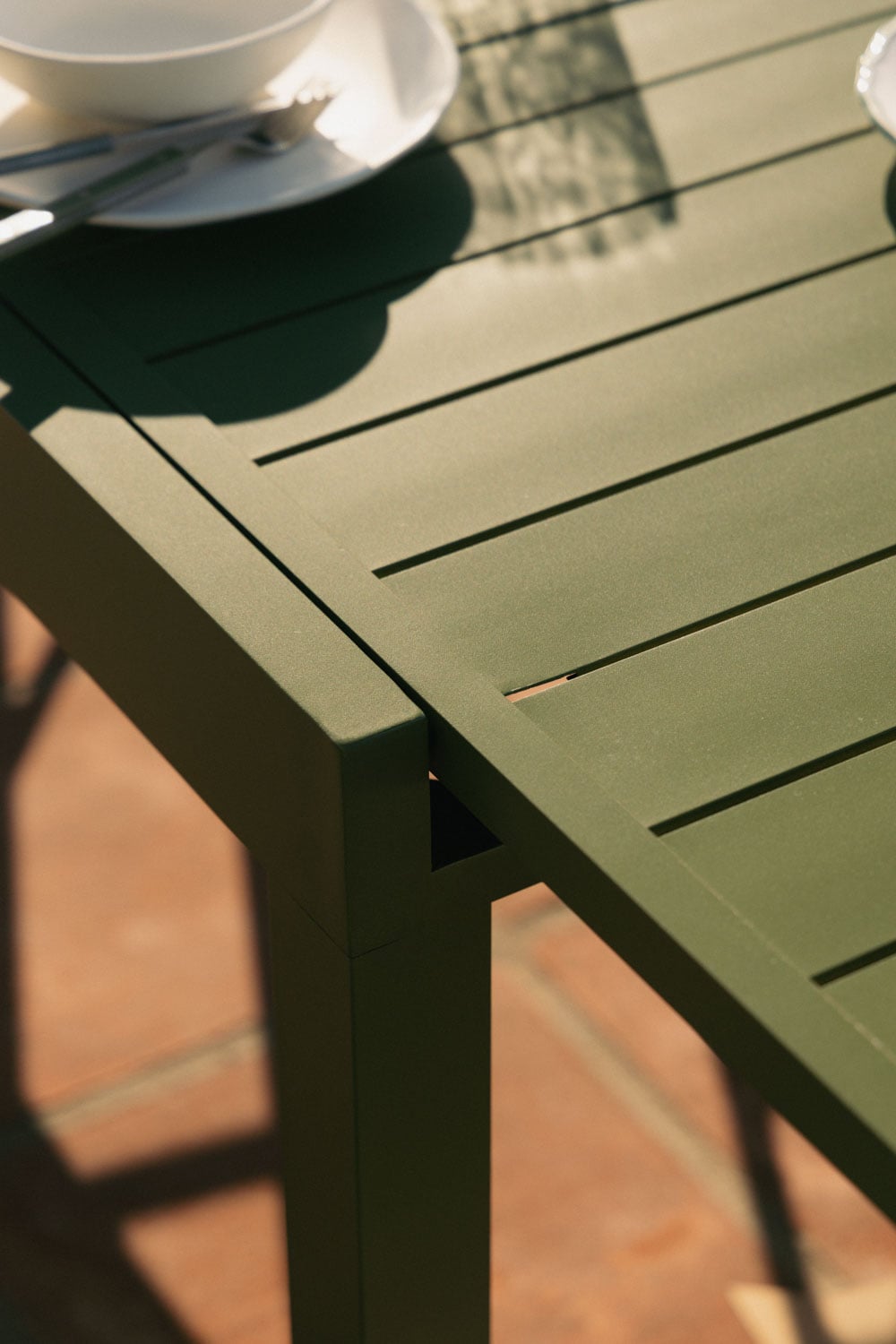 Starmi uitschuifbare aluminium tuintafel 90-180x90 cm, galerij beeld 2