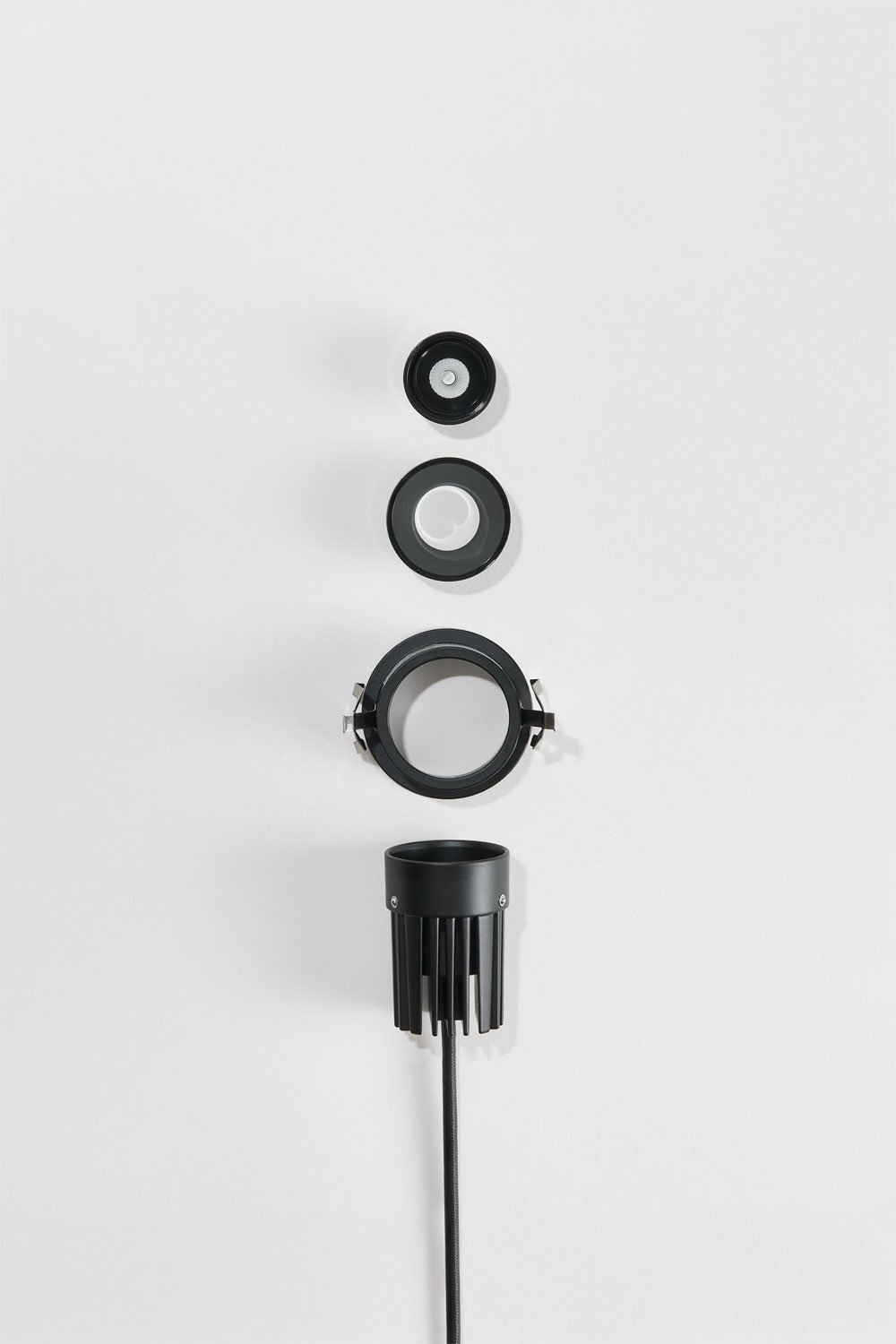 Inbouw LED-downlight met ronde rand Ø5 cm in aluminium Luisiana, imagen de galeria 6