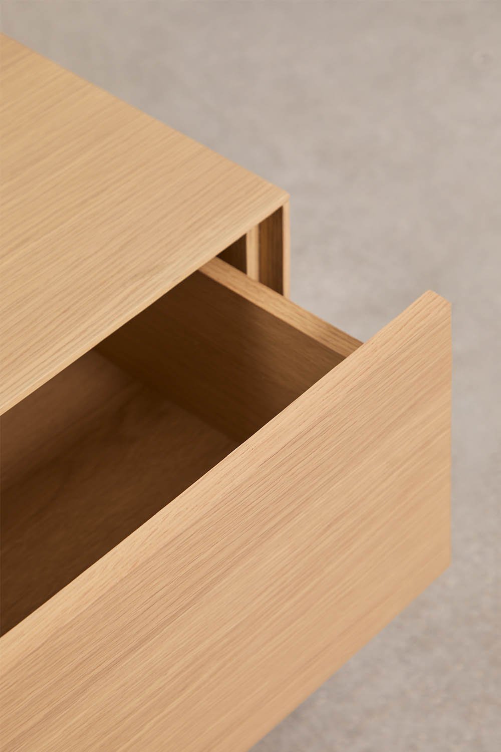 Rectangulaire salontafel 120x60 cm in MDF en eikenfineer Bromley, galerij beeld 4
