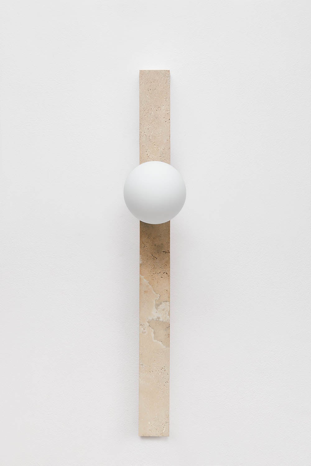 Liperi wandlamp van glas en natuursteen, galerij beeld 3