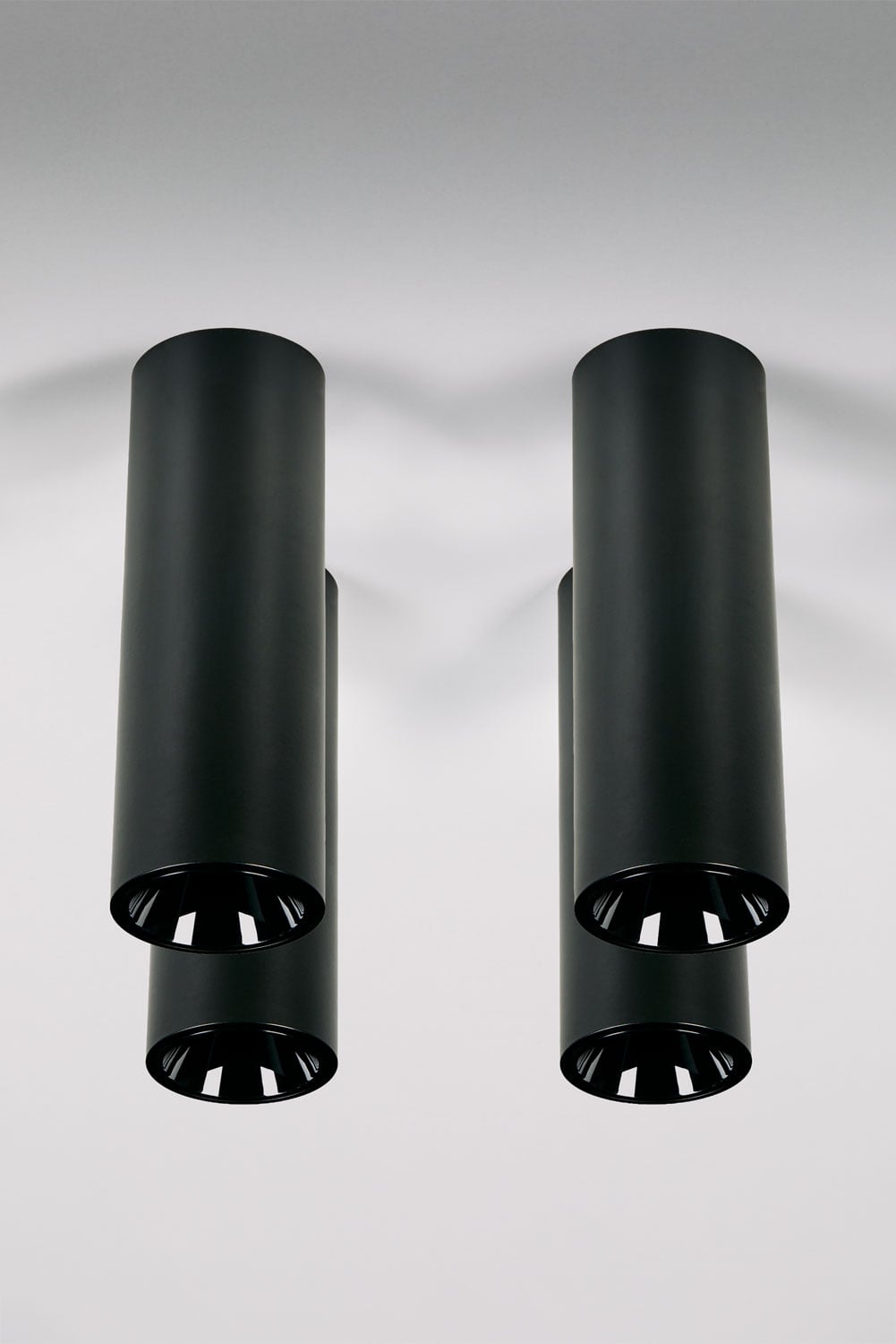 Pack van 4 ronde LED-opbouwplafondlampen Ø5,7 cm voor buiten in aluminium Luisiana, imagen de galeria 1