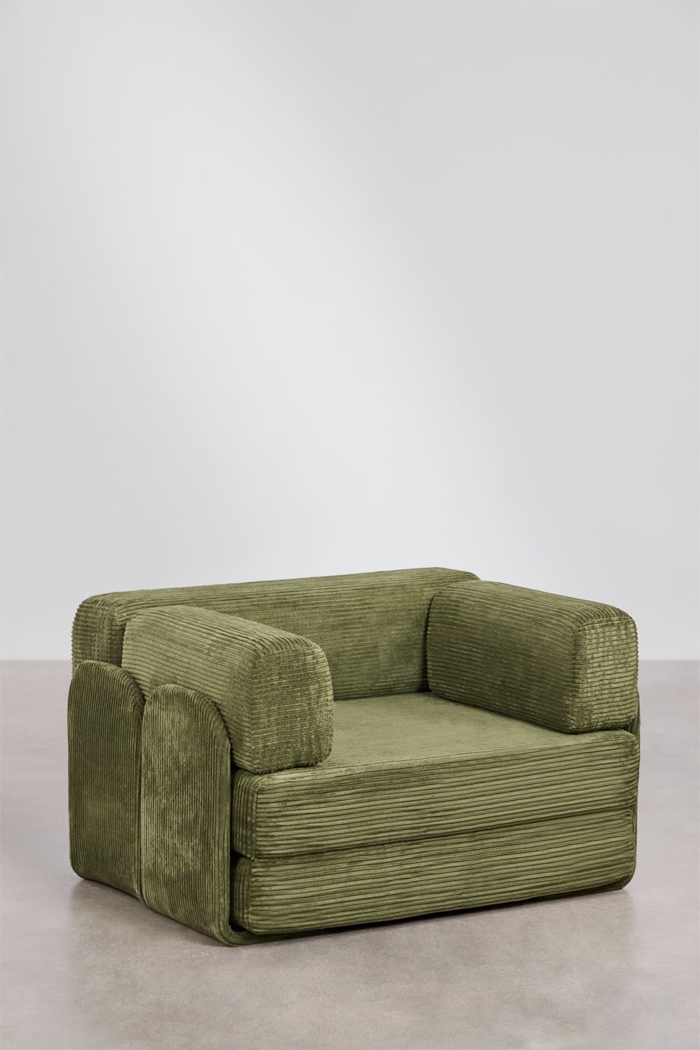 Vacuumverpakte fluwelen slaapfauteuil Kyoto, galerij beeld 3