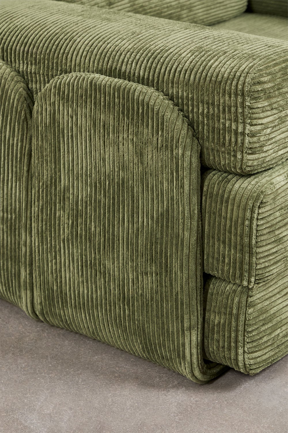 Vacuumverpakte fluwelen slaapfauteuil Paoly, galerij beeld 9