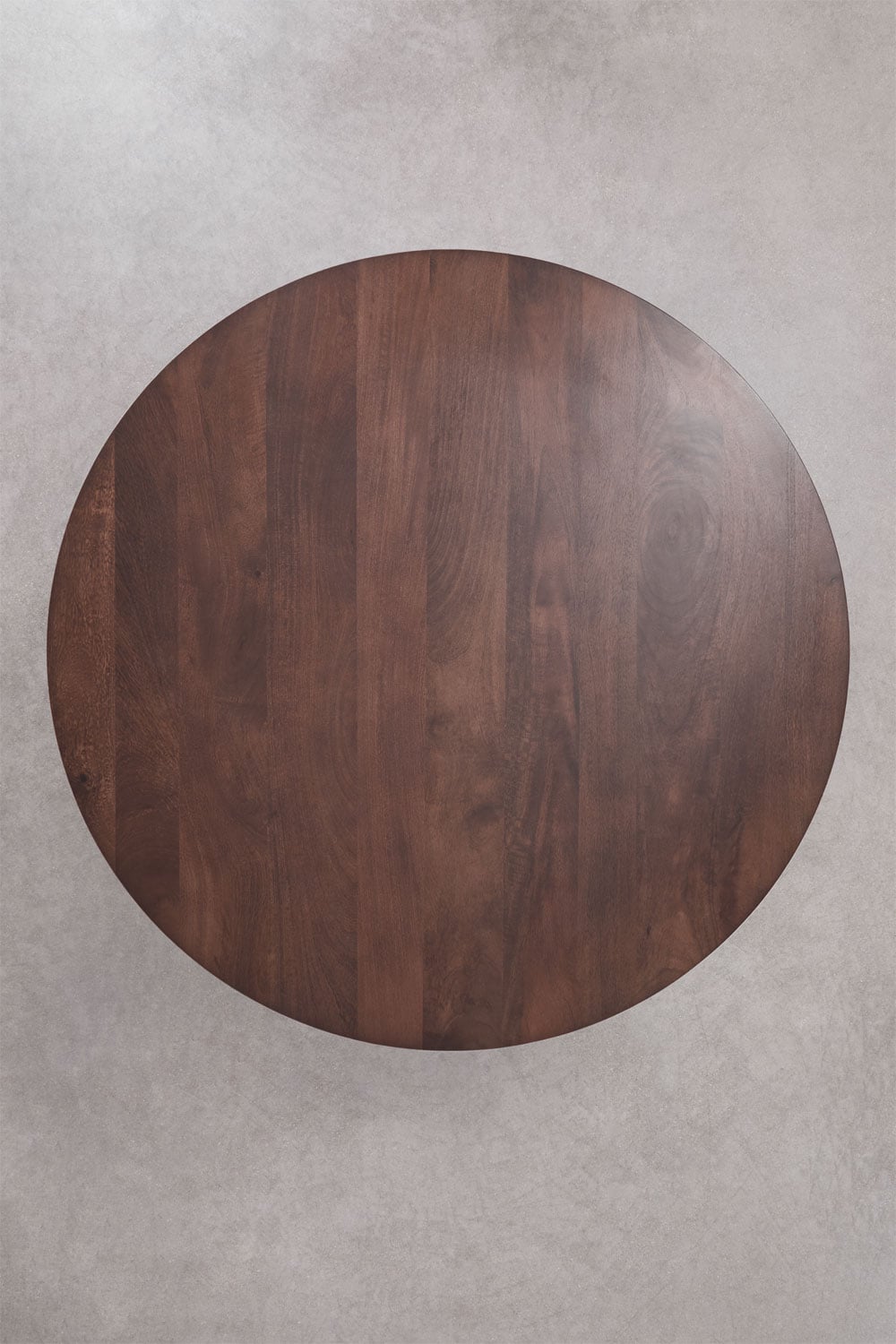 Ronde eettafel Ø120 cm in roestvrij staal Luceida, galerij beeld 5