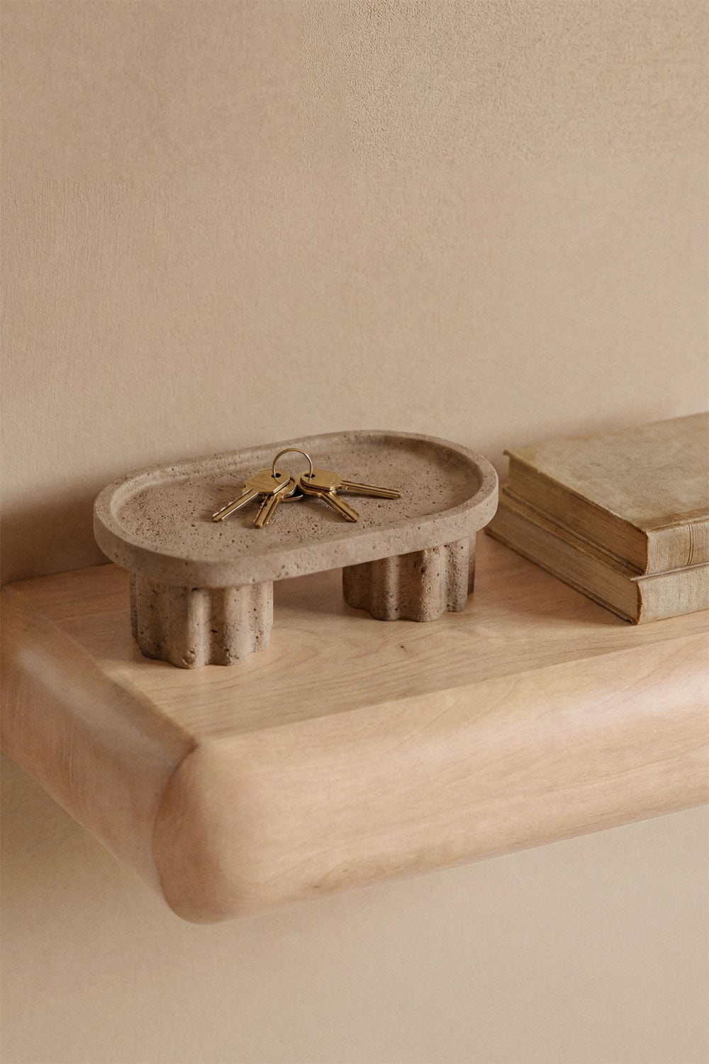 Wandgarderobe console van hout Carmen, galerij beeld 2