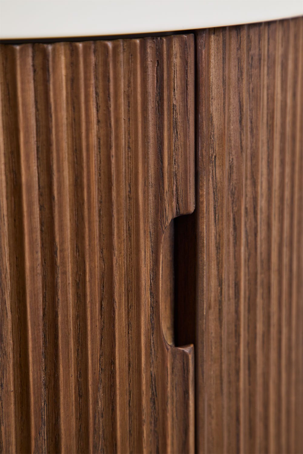 Badmeubelset van hout met geïntegreerde wastafel Freia, galerij beeld 7