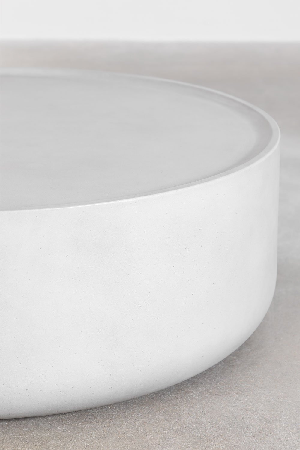 Ronde tuintafel Ø80 cm van cement Darwys, galerij beeld 5