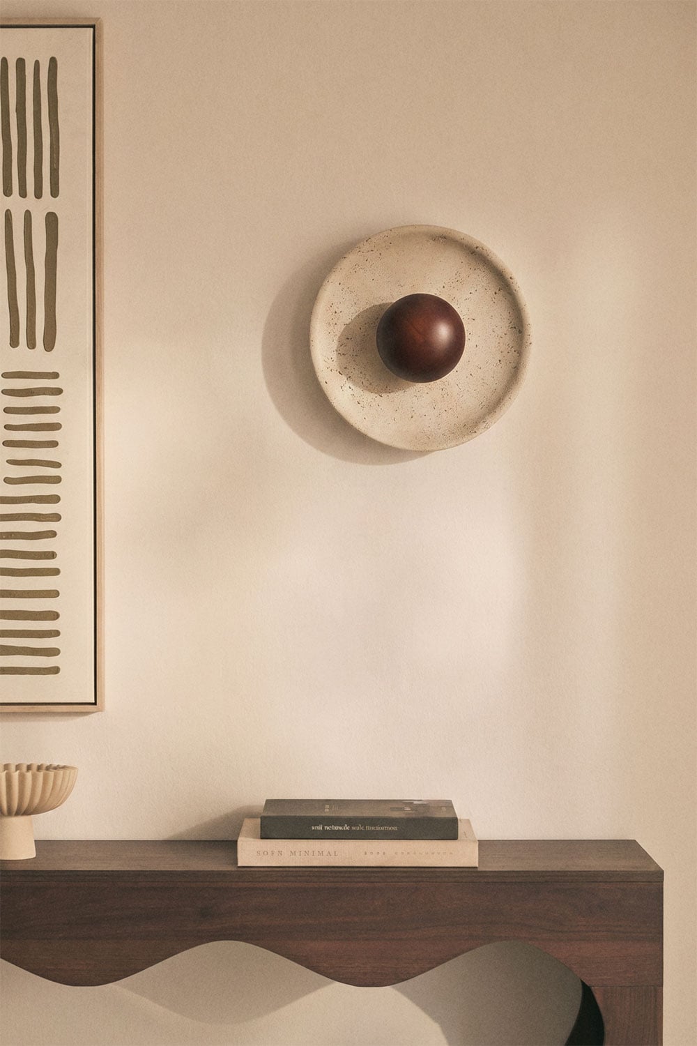 Wandlamp Ø25 cm LED Giuliano, galerij beeld 1