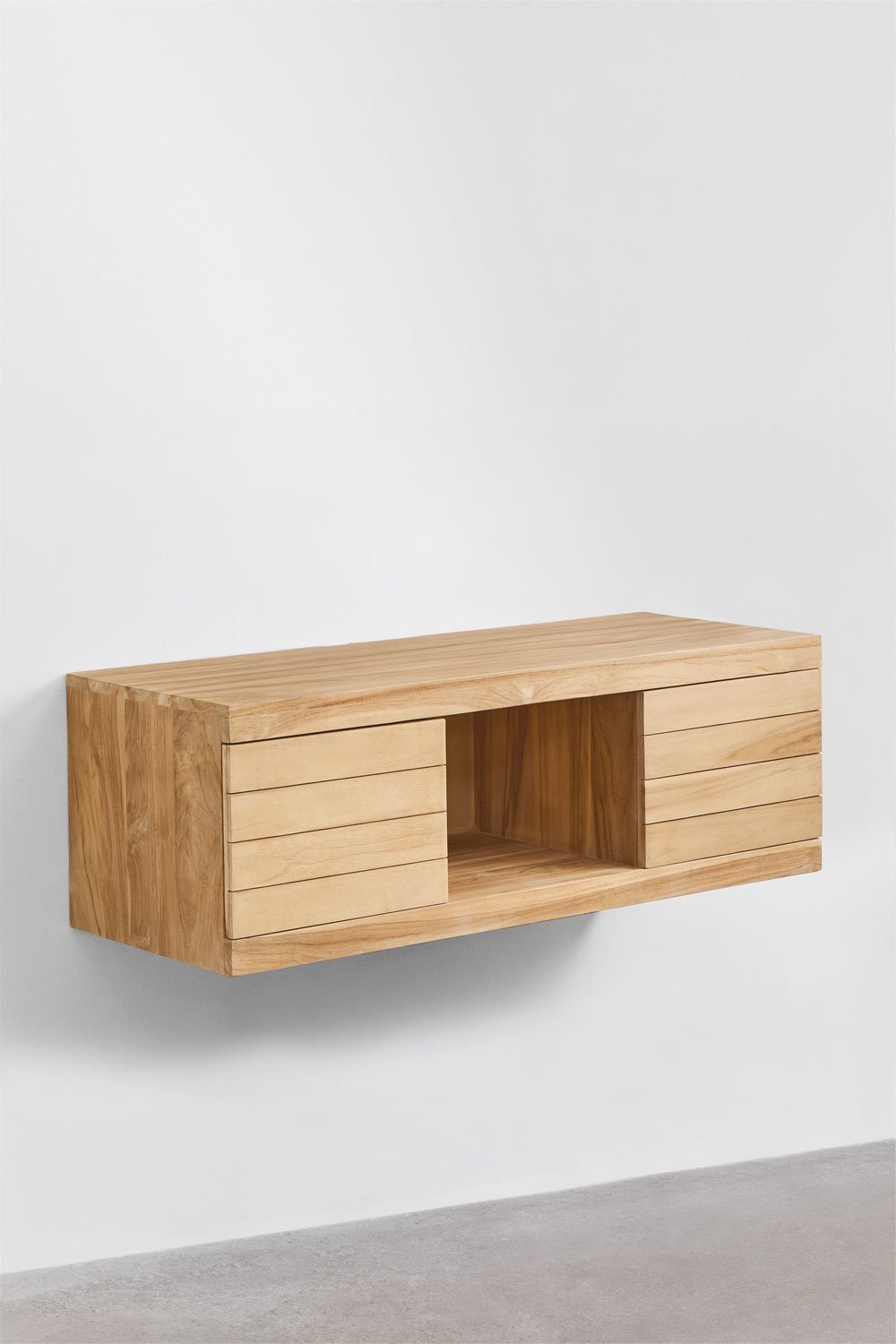 Olyvanna teakhouten badkamermeubelset, galerij beeld 4
