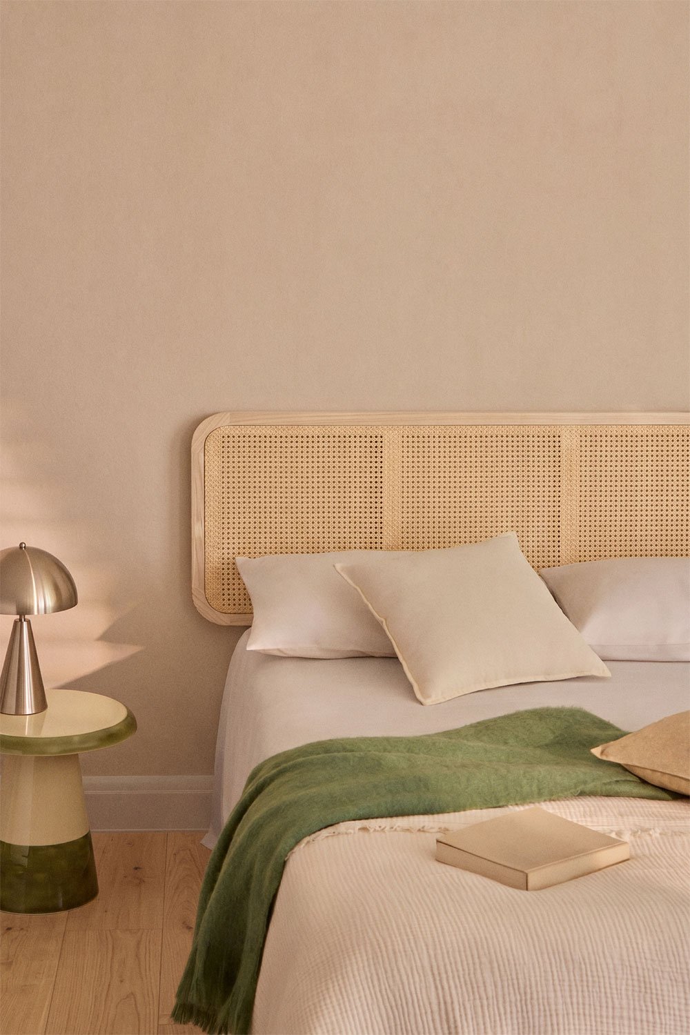 Houten Hoofdbord voor bed 150cm Ralik Design, galerij beeld 1