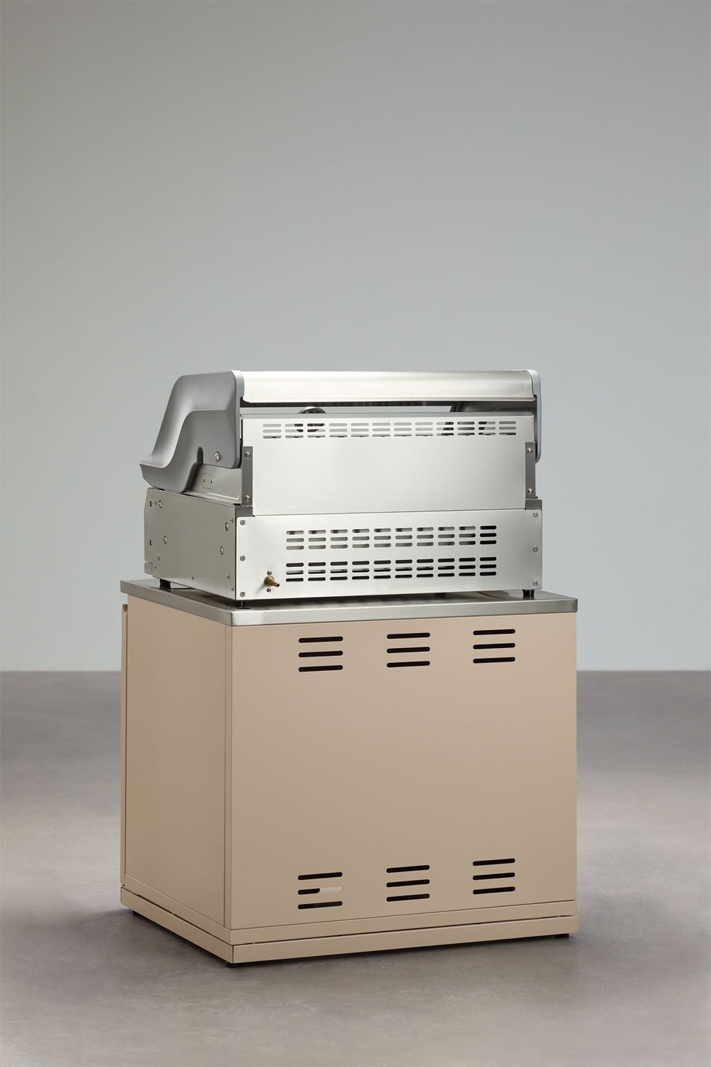 Module met gasbarbecue met 4 branders voor modulaire buitenkeuken van Rivana-staal, galerij beeld 5434611