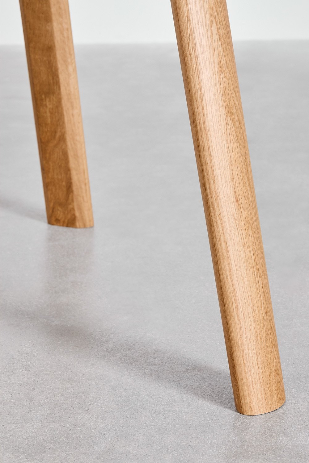 Rechthoekige uitschuifbare eettafel 220-320x95 cm van Treveris hout, galerij beeld 12