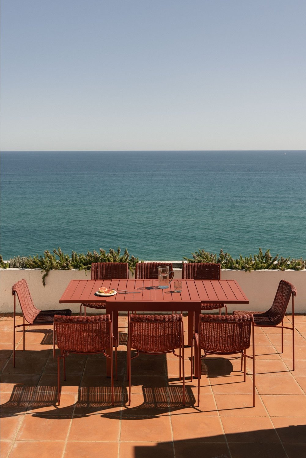 Starmi uitschuifbare aluminium tuintafel 90-180x90 cm, galerij beeld 2