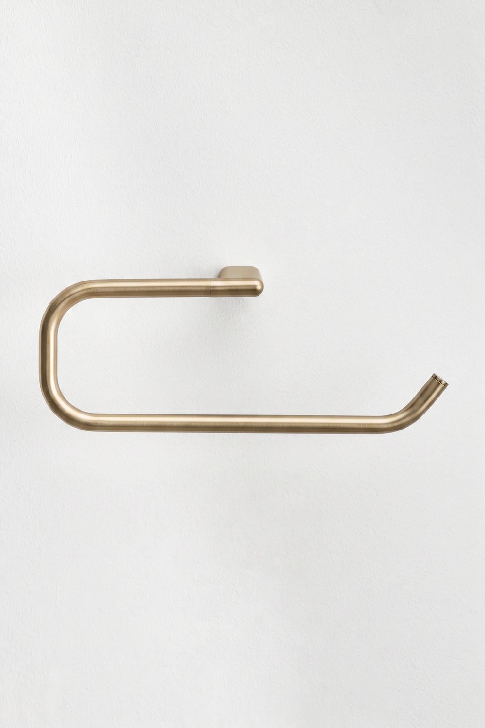 Wandhanddoekhouder met stang van 30 cm voor de badkamer van geborsteld goudkleurig roestvrij staal Rovent, galerij beeld 4