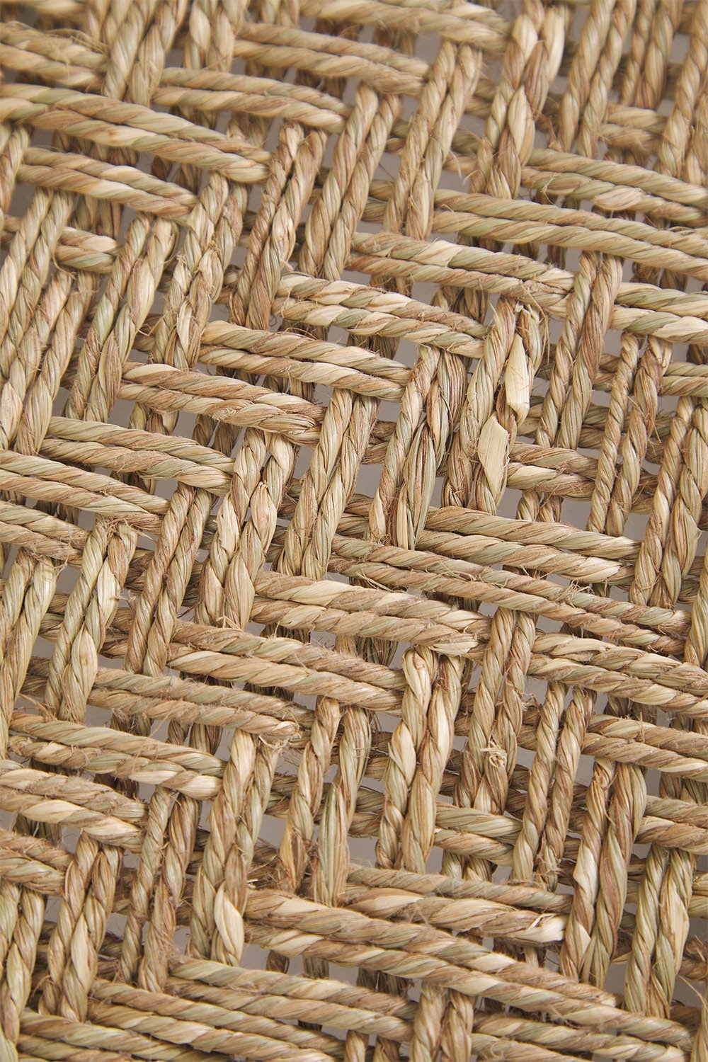 Vierkante salontafel 80x80 cm van roestvrij staal en jute Narnial, galerij beeld 7