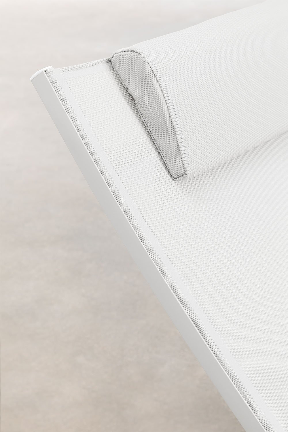 Set van 2 verstelbare aluminium ligstoelen met Dulem-kussen, galerij beeld 6