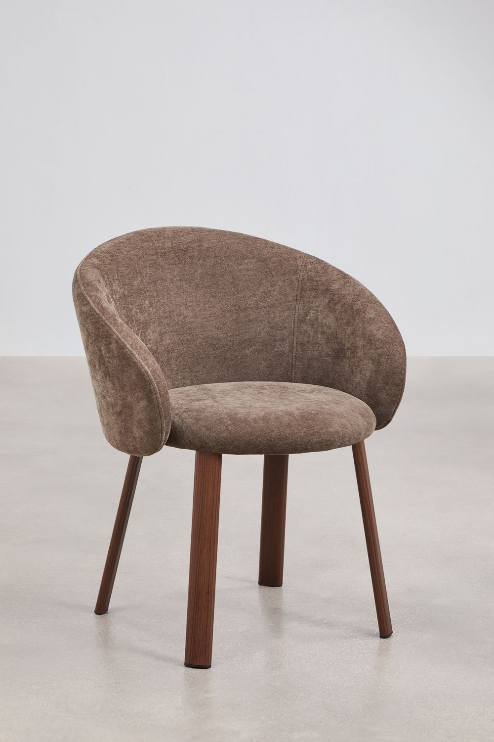 Set van 2 gestoffeerde eetkamerstoelen Nairea, galerij beeld 3