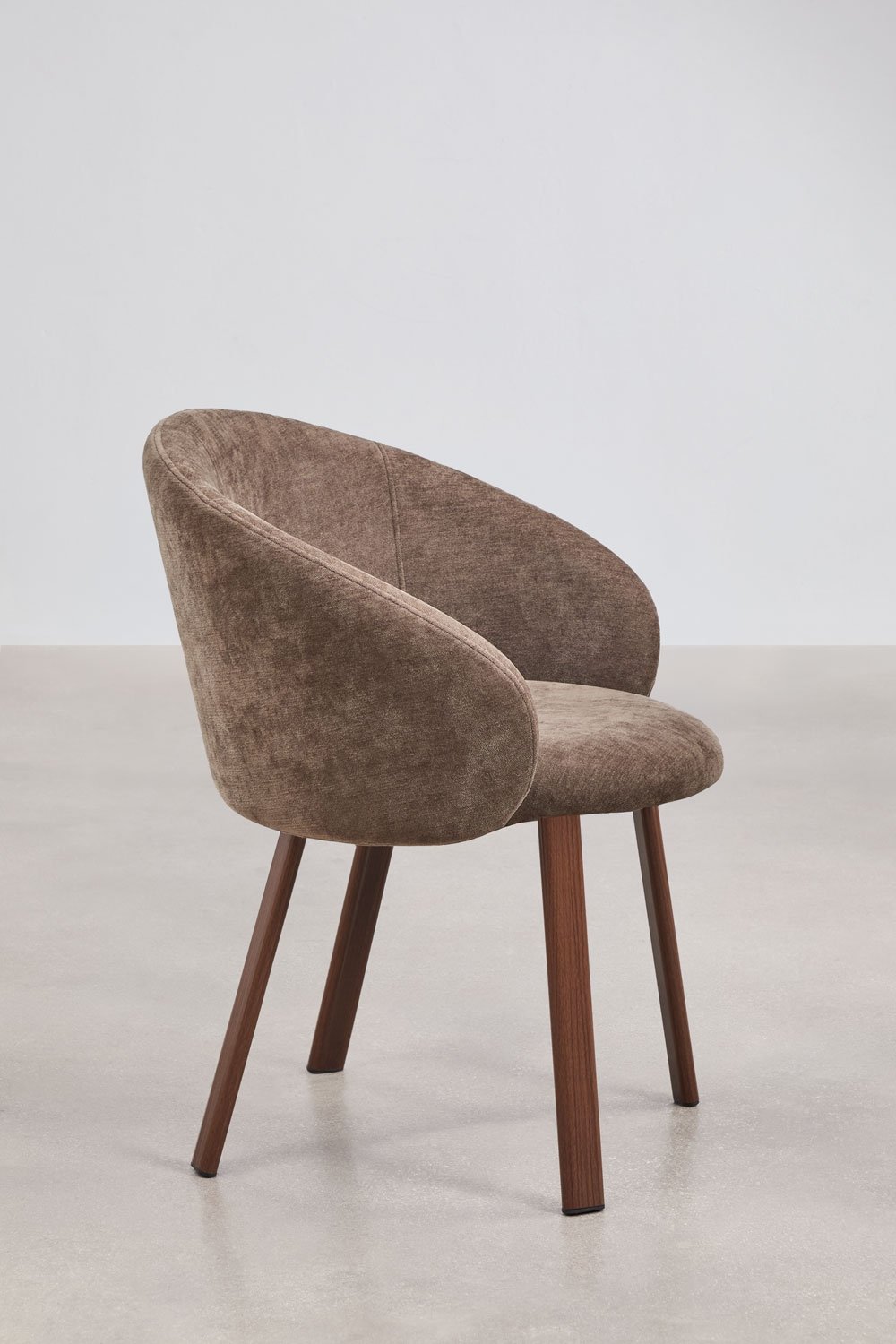 Set van 2 gestoffeerde eetkamerstoelen Nairea, galerij beeld 4