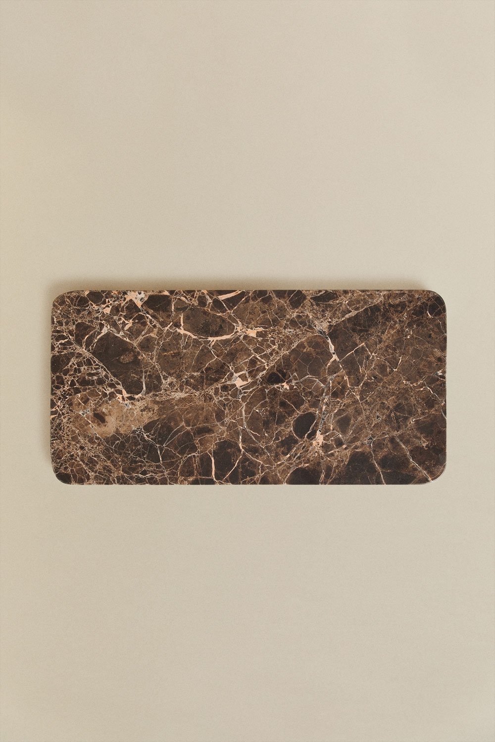 Rechthoekige serveerplank 40x20 cm van Zairex marmer, galerij beeld 3