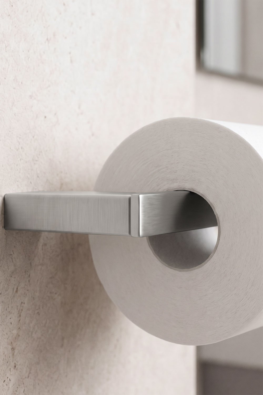 Olvam roldhouder voor badkamer van roestvrij staal, galerij beeld 2