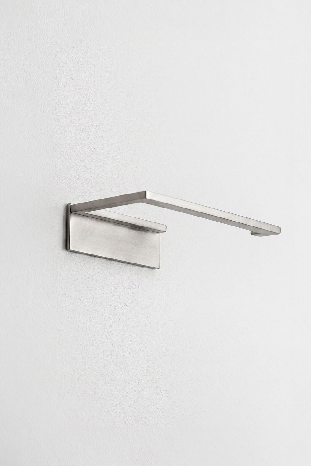 Zelfklevende toiletrolhouder voor de badkamer van geborsteld grijs roestvrij staal Jalter, galerij beeld 6