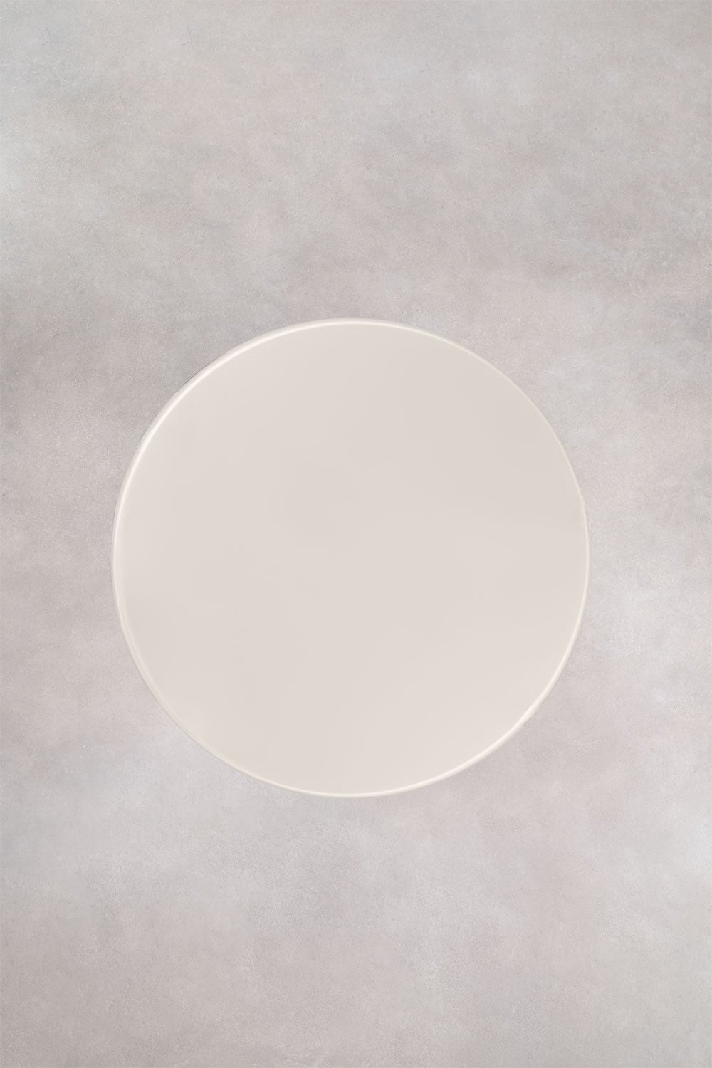 Ronde eettafel Ø120 cm van gehard glas en MDF Asgri, galerij beeld 7