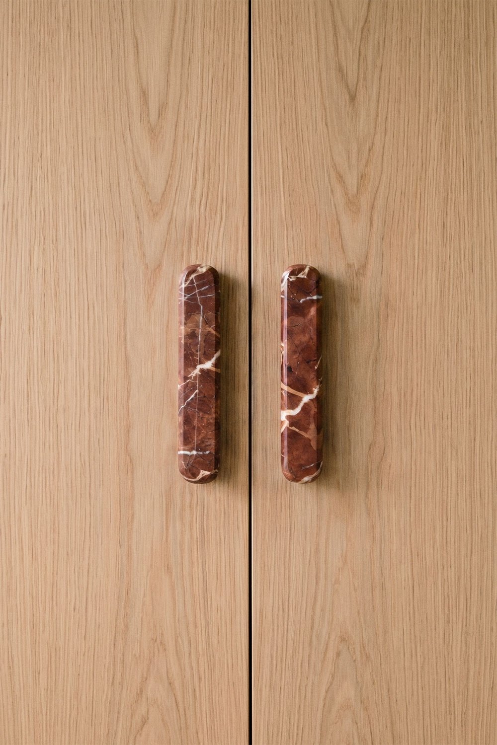 Set van 2 handgrepen van natuurlijk steen Casbina, galerij beeld 1