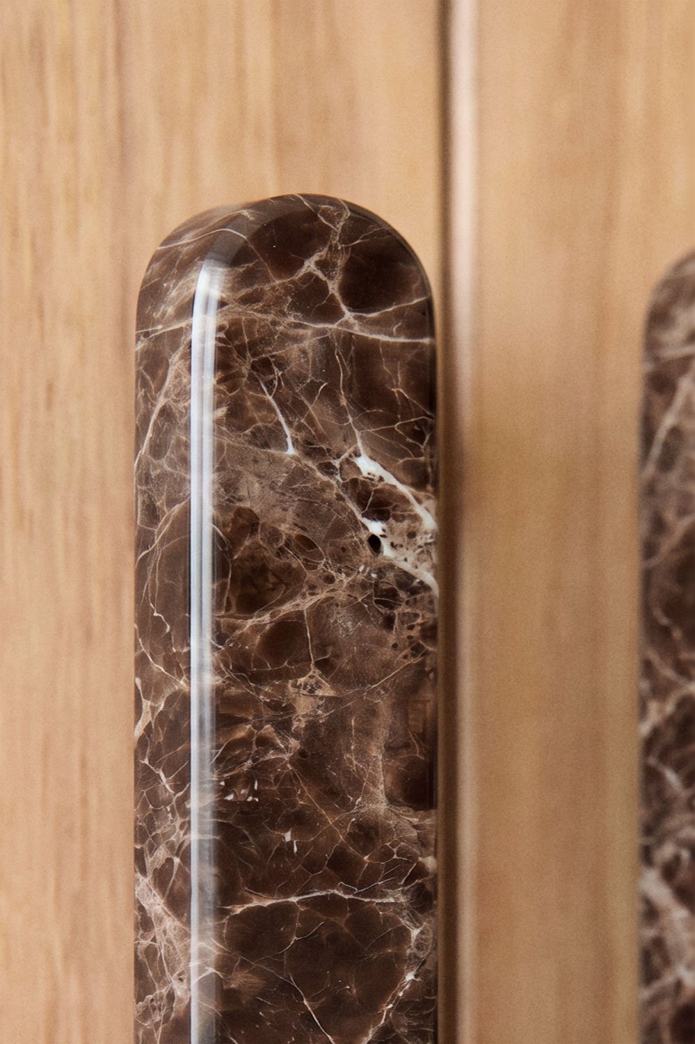 Set van 2 handgrepen van natuurlijk steen Casbina, galerij beeld 2