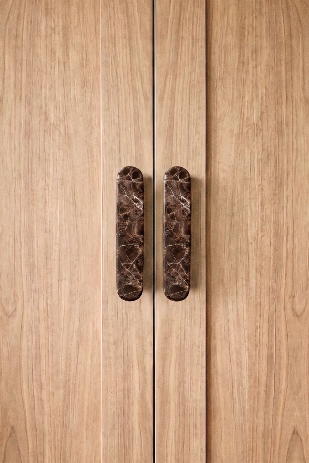 Set van 2 handgrepen van natuurlijk steen Casbina, galerij beeld 1