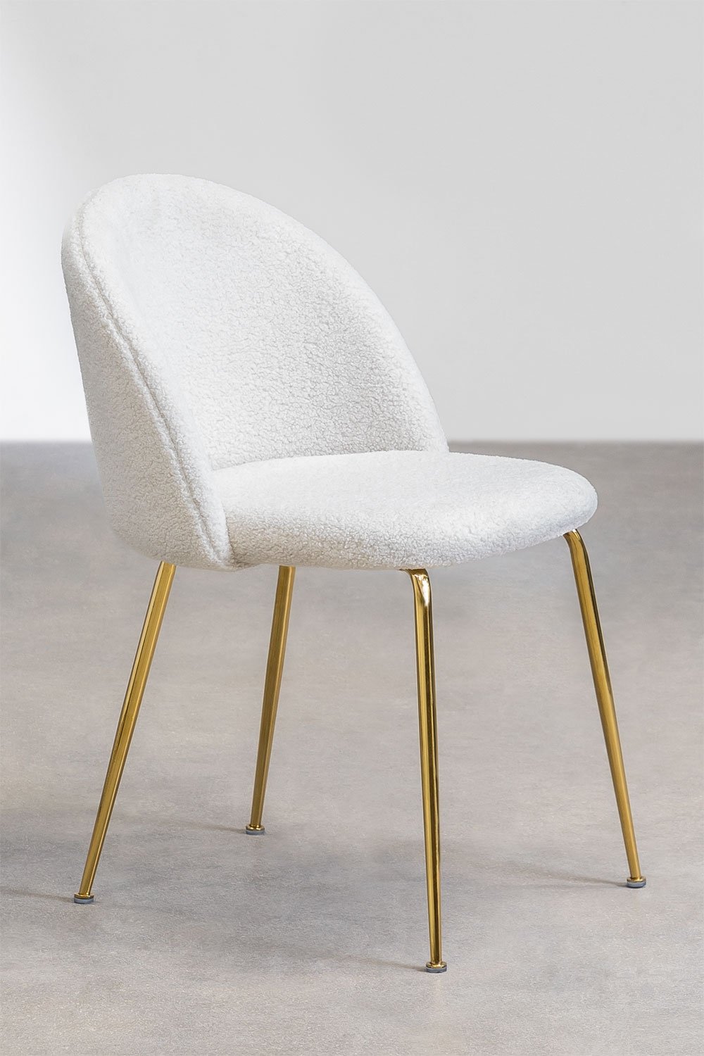 Kana Design gestoffeerde eetkamerstoel van staal, galerij beeld 2